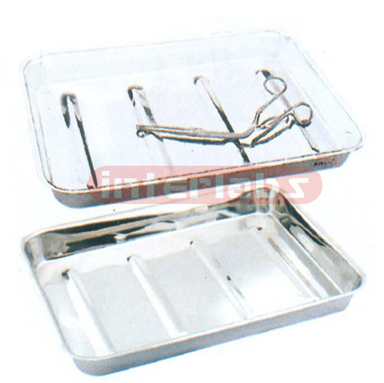 DISSECTING DISHES, STAINLESS STEEL